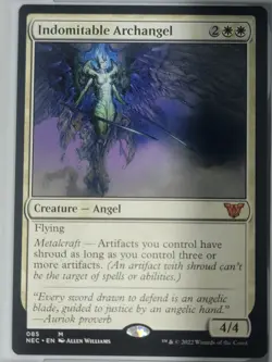 x1 Indomitable Archangel M MTG Commander: The Brothers' War M/NM, English - Image 1