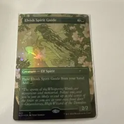 MTG Elvish Spirit Guide (Borderless Foil) Secret Lair Drop Yuko Shimizu 423 NM - Image 1