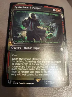 Mysterious Stranger (Showcase) Universes Beyond: Fallout Regular - Image 1