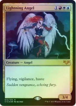 1 x Lightning Angel - Foil - From the Vault: Angels - LP - MTG - Image 1