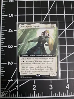 Suki, Kyoshi Captain 0175 TLE Extended Art MTG Avatar NM/M - Image 1