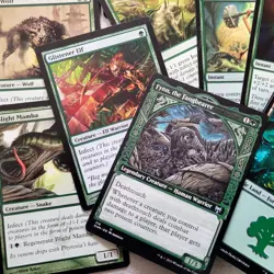 GREEN Pure Fynn's **POISON** Beginners Commander Deck Complete 100 Magic Cards - Image 1