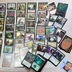 GREEN Pure Fynn's **POISON** Beginners Commander Deck Complete 100 Magic Cards - Image 2