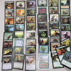 GREEN Pure Fynn's **POISON** Beginners Commander Deck Complete 100 Magic Cards - Image 3