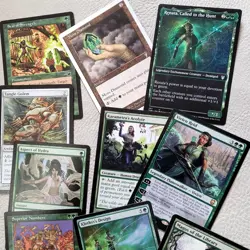 GREEN Pure Fynn's **POISON** Beginners Commander Deck Complete 100 Magic Cards - Image 4
