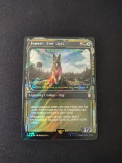 Dogmeat, Ever Loyal - SURGE FOIL PIPBOY - Magic MTG - Fallout - Image 1