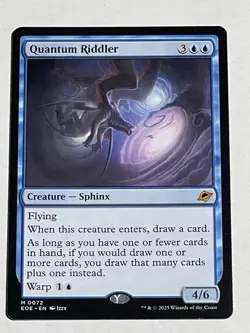 Magic the Gathering Quantum Riddler Edge of Eternities Regular Near Mint MTG - Image 3