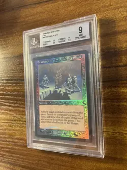 MTG✨ERADICATE FOIL✨Urza’s Destiny BGS 9 MINT w/10 UNCOMMON Sorcery POP 1 ! - Image 4