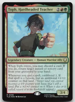 Toph, Hardheaded Teacher R Foil Avatar: The Last Airbender 246 NM - Image 1