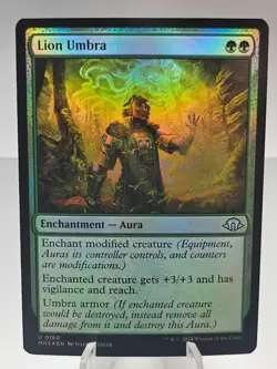 FOIL - MTG Lion Umbra #160 - Modern Horizons 3 - Image 1