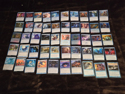 MTG INSTANT CARDS- Lot of 100(ALL BLUE NO DOUBLES) - Image 1