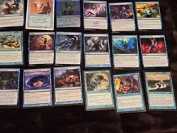 MTG INSTANT CARDS- Lot of 100(ALL BLUE NO DOUBLES) - Image 5