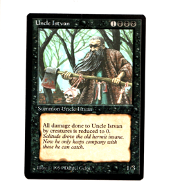 MTG Uncle Istvan SP/NM- The Dark Magic the Gathering ~ Free Shipping ~ - Image 1