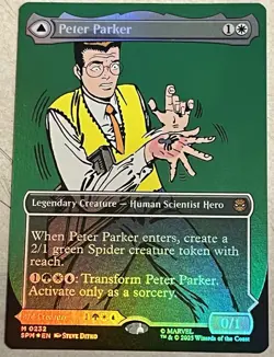 Peter Parker (0232) (Borderless) Marvel's Spider-Man Foil - Image 1