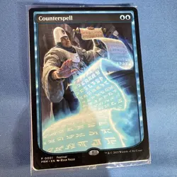 MTG Magic 1x MagicFest Counterspell Textless Full Art Promo Brand New Sealed NM - Image 1