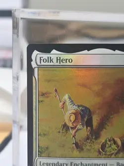 1X MTG Baldur's Gate Folk Hero Foil LP Free Ship - Image 2