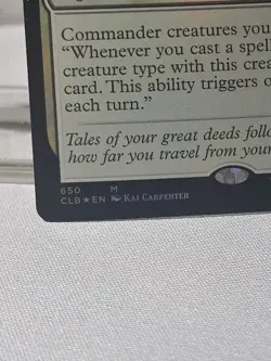 1X MTG Baldur's Gate Folk Hero Foil LP Free Ship - Image 5