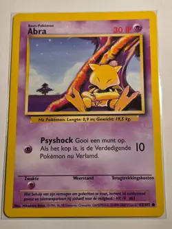 Abra (BS 43)●BASE SET●1999●DUTCH●COMMON●POKEMON●NM●C962 - Image 1