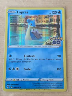 Lapras (PGO 023)●GERMAN●HOLO RARE●POKEMON●Pokemon GO●2022●NM●A263 - Image 1