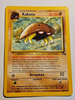 Kabuto (FO 50)●Fossil●Common●Pokemon●1999●TCG●PORTUGUESE●LP(+)●062 - Image 1