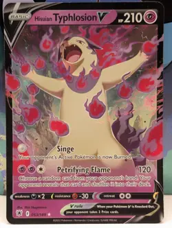 Pokemon TCG Hisuian Typhlosion V 53/189 Astral Radiance NM - Image 1