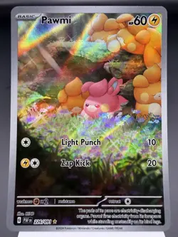 Pawmi 226/091 - Illustration Rare - Paldean Fates Pokemon Card NM - Image 1