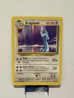 Pokemon TCG Base Set Dragonair Card 18/102 LP - Image 1