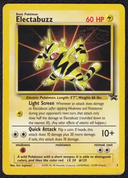 Pokemon Electabuzz 2 Black Star Promo - Image 1
