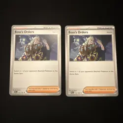 2 x Boss’s Orders - 172/193 Playset - Uncommon - Paldea Evolved Pokemon TCG [NM] - Image 1