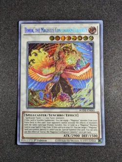 Yu-Gi-Oh! Zoroa, the Magistus Conflagrant Calamity BODE-EN045 1st Secret Rare NM - Image 1