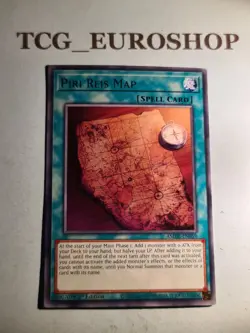 Piri Reis Map▪YUGIOH▪AMDE▪RARE▪2023▪ENGLISH▪1st▪NM #2 - Image 1