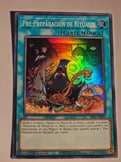 Pre-Preparation of Rites (V.1 - Super Rare)●YUGIOH●RA01●SPANISH●NM●Y06 - Image 1