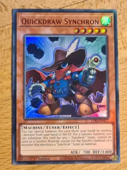 Quickdraw Synchron (V.2 - Ultra Rare) ● YUGIOH ● LDS3 ● ENGLISH ● NM #2827 - Image 1