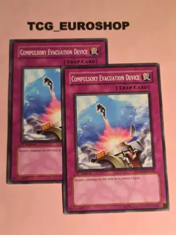COMPULSORY EVACUATION DEVICE (×2) | YUGIOH | SDMM | 1st | COMMON | NM #69 - Image 1