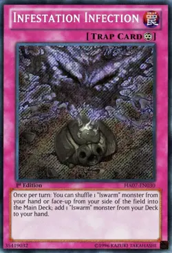 Yugioh! MP Infestation Infection - HA07-EN030 - Secret Rare - 1st Edition Modera - Image 1