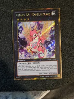 Number 82: Heartlandraco Gold Secret Rare Premium Gold PGLD-EN025 LP - Image 1