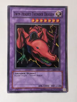 Yu-Gi-Oh Twin-Headed Thunder Dragon MRD-120 Card Yugioh - Image 1
