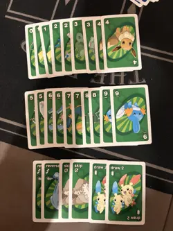 RARE Pokemon USED DECKS Uno 10th Anniversary Cards 2006 Low Pop W/ Tin FULL SET - Image 4