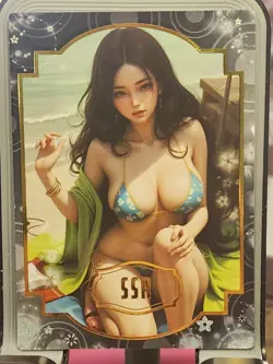 No.1 Charm Girl Card Goddess Story Anime Waifu Japanese AI K-Pop SSR SSR-01 - Image 1