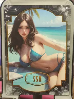 No.1 Charm Girl Card Goddess Story Anime Waifu Japanese AI K-Pop SSR SSR-02 - Image 1