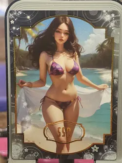 No.1 Charm Girl Card Goddess Story Anime Waifu Japanese AI K-Pop SSR SSR-03 - Image 1