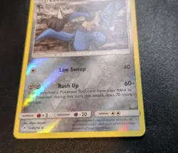 Lucario 126/214 Unbroken Bonds Reverse Holo Rare Pokemon Card LP - Image 4