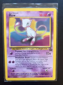 Mew Promo #8 1999-2000 WB Movie Pokemon Card WOTC Vintage NM - Image 1