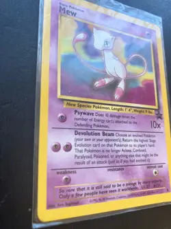 Mew Promo #8 1999-2000 WB Movie Pokemon Card WOTC Vintage NM - Image 2