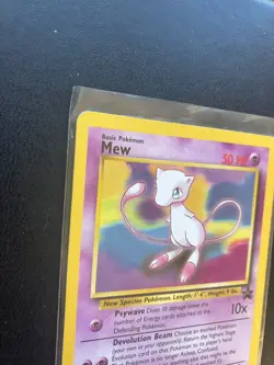 Mew Promo #8 1999-2000 WB Movie Pokemon Card WOTC Vintage NM - Image 5