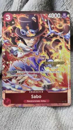 Sabo (CS 2024 Event Pack) P-044 One Piece Promotion Cards Foil - Image 1