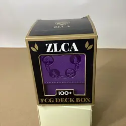 MANA Purple Card Deck Box Case ZLCA Magnetic Holds 100+ Lined New TCG - Image 1