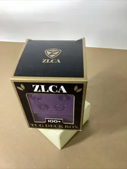 MANA Purple Card Deck Box Case ZLCA Magnetic Holds 100+ Lined New TCG - Image 4