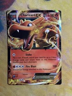 Charizard EX 11/106 Holo Ultra Rare XY Flashfire M English Pokemon Card HP - Image 2