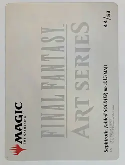 (Normal) Sephiroth, Fabled SOLDIER Art Card (Gold-Stamped Signature) (44) Art Se - Image 2